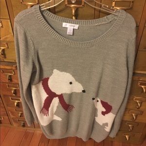 Mommy/baby penguin sweater